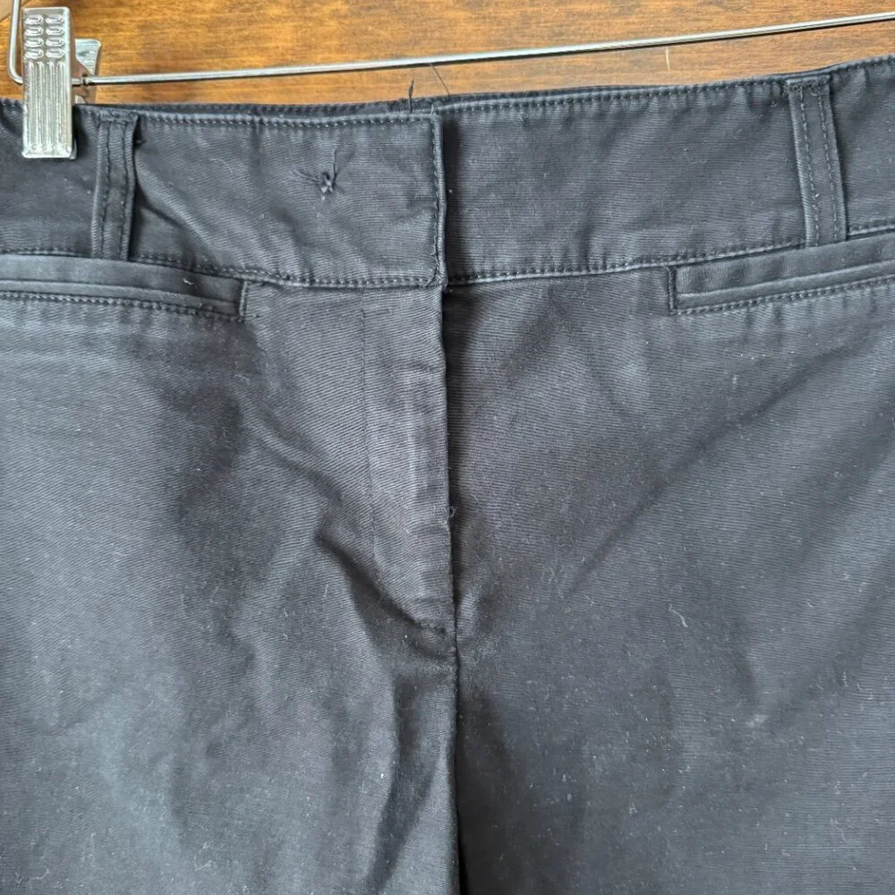 #2 White House Black Market Black Straight Leg Pants Size 12R